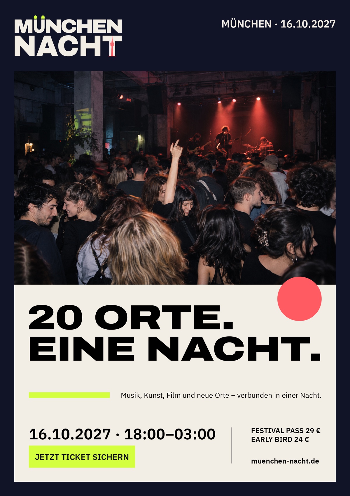 MÜNCHEN NACHT A1-Plakat